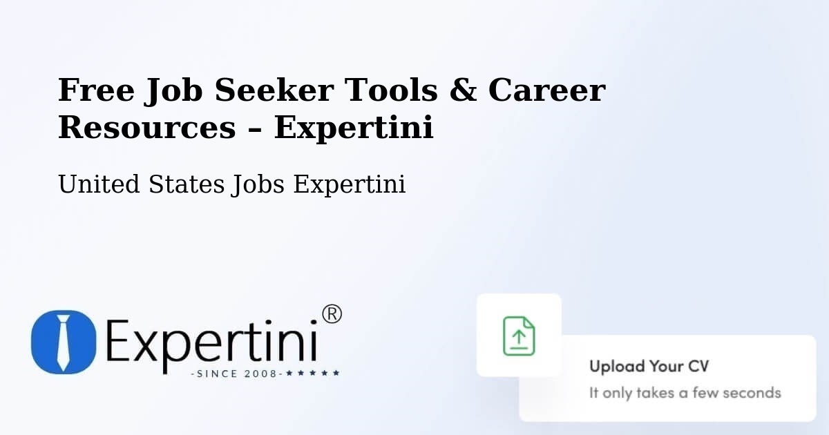 Free Job Seeker Tools & Career Resources – Catonsville - Catonsville, United States Jobs Expertini